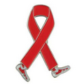 Red Awareness Walk Lapel Pin